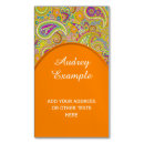 Search for mehndi business cards Paisley