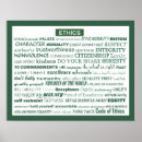 Search for ethics posters Values