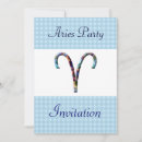 Search for aries birthday invitations Zodiac