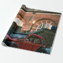Search for vintage car wrapping paper Transportation