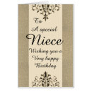 Search for special niece birthday cards Stylish