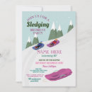 Search for sledding invitations Party
