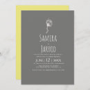 Search for yellow and gray wedding invitations Boho