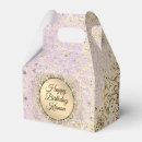 Search for purple and gold favor boxes Birthday party