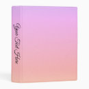 Search for pastel purple color binders Pink