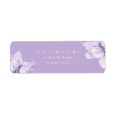 Search for purple return address labels Floral
