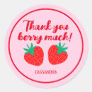 Search for strawberry labels Typography