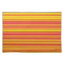 Search for red yellow orange placemats Stripes