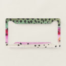 Search for fish license plate frames Trout