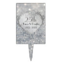 Search for 25th anniversary cake toppers Glitter