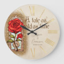 Search for stained glass clocks Rose