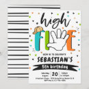 Search for high five birthday invitations Hi five party