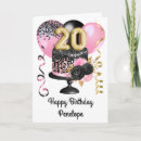 Search for 20th birthday cards Twentieth