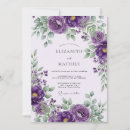 Search for regal wedding invitations Purple