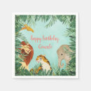 Search for tiger napkins Happy birthday
