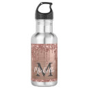 Search for glitter water bottles Monogrammed