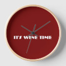 Search for wine time clocks Party