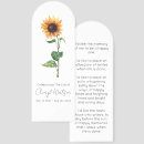 Search for funeral bookmarks Remembrance