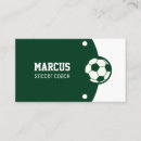 Search for soccer coach business cards Instructor