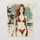 Search for beach bikini postcards Woman