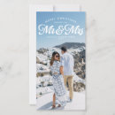 Search for classic wedding announcement cards Merry and married