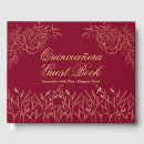 Search for burgundy guest books Floral