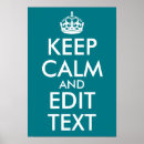 Search for keep calm posters Text