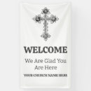 Search for church banners Welcome