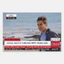 Search for funny outdoor signs 50th birthday