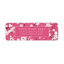 Search for japanese cherry blossom return address labels Flowers