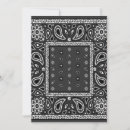 Search for bandana invitations Paisley