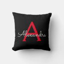 Search for red and black pillows Modern