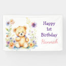 Search for teddy bear banners Floral