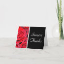 Search for black silver thank you cards Red