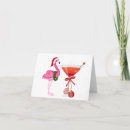 Search for cocktail christmas cards Flamingo