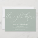 Search for mint rehearsal dinner invitations Simple