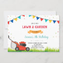 Search for lawn party invitations Mower