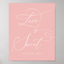 Search for love is sweet bridal shower gifts Dessert bar