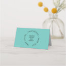 Search for blank place cards Green