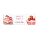 Search for cupcake return address labels Girl