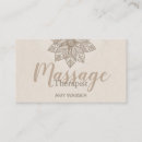 Search for lotus business cards massage therapy