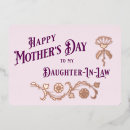 Search for daughter in law mothers day cards Purple