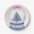 Search for pink snowflake plates Bow