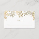 Search for winter wonderland place cards Snowflakes
