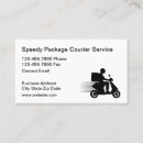 Search for food delivery business cards Courier