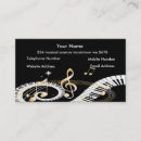 Search for piano teacher business cards Musical