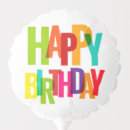 Search for letters balloons Typography