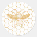 Search for bee stickers Hexagon