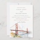 Search for san francisco wedding invitations Golden gate bridge