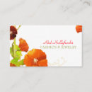 Search for fashion business cards Floral